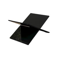 حامل كتب إكريليك أسود