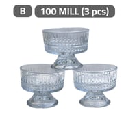 اكواب حلى قزاز 3 قطع