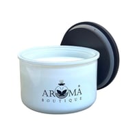 شمع عطري اروما بكأس سيراميك ابيض