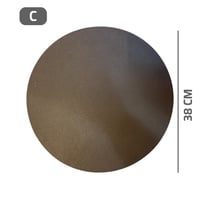مفرش طاولة دائري جلد