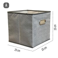 صندوق تخزين قماشي مكعب