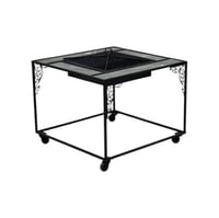 منقل فاخر مربع 62*62 بعجلات