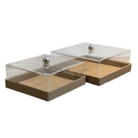 صواني تقديم بغطاء اكريلك