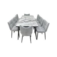 طاولة طعام رخام رصاصى