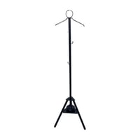 علاق ملابس مع مبخرة أسود