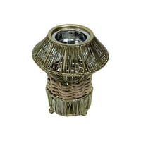 مبخرة معدنية لون ذهبي