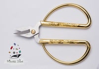 332 - مقص ورق ذهبي رقم (3)