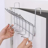 علاقة ملابس على الباب ستيل ( قطعتين ) مقاومة للصدأ...