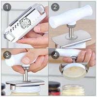 فتاحة علب ستيل سهلة الاستخدام لفتح أغطبة المعلبات...