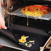 حصيرة شواء غير لاصقة للفرن 3 قطع تحافظ على نظافة ا...