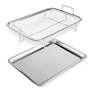 صينية تصفية الزيت ستيل مقاوم للصدأ مكونة من قطعتين...