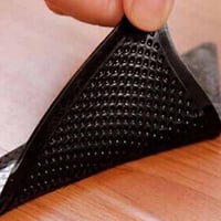 مثبت سجاد وموكيت سيليكون لاصق 4 حبات للأرضيات النا...