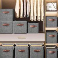 منظمات الملابس قماش قابله للطي 1 قطعه، منظمات الدو...