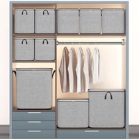 شنط تخزين الملابس قماش كبيرة قابلة للطي لتخزين الم...