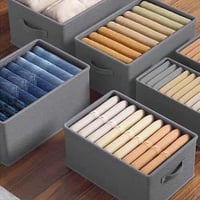 صندوق قماش للتخزين داخل الدولاب متوفر مقاسين XL /...