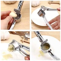 هراسة ثوم ستيل بمقبض مريح لفرم الثوم بسهولة