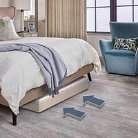 شنطة تخزين ملابس وبطانيات ومنظم تخزين تحت السرير ق...