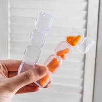 علب تنظيم اكسسوار مقسمة بلاستيك لتنظيم وتخزين الخو...