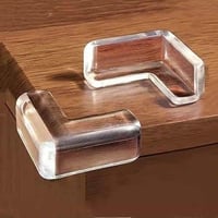 واقيات زوايا الطاولات سيليكون شفاف 4 قطع لحماية ال...