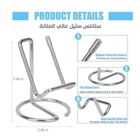 حامل جوال مكتبي ستيل مقاوم للصدأ لجميع أنواع الجوا...