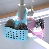 سلة مصفاة لحوض المطبخ لتنظيم ادوات التنظيف مثل اسف...