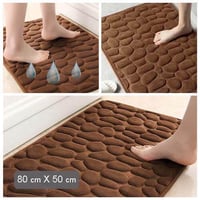 دعاسات للحمامات 80سم، سجادة للحمام ضد الانزلاق ومق...