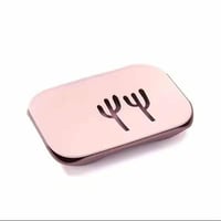 صحن صابون بلاستيك 3 حبات بقاعدة لتصريف الماء