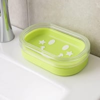 علب صابون مع غطاء شفاف للحفاظ على نظافة الصابون من...