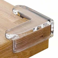 واقيات زوايا الطاولات سيليكون شفاف 4 قطع لحماية ال...