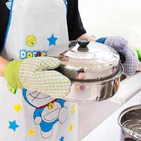 قفاز مطبخ قماش مع مسكة عازلة للحرارة من أدوات المط...