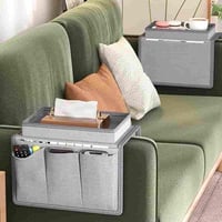 مسند ذراع الكنب منظم تخزين لترتيب ادوات الاستخدام...