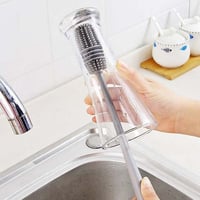 فرشاة غسيل سيليكون مقبض طويل لتنظيف الأواني والقوا...