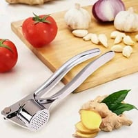 هراسة ثوم ستيل بمقبض مريح لفرم الثوم بسهولة