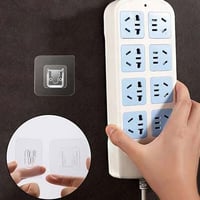 حامل جداري لاصق لتعليق التوصيلة والأدوات المنزلية...