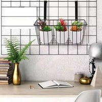 سلة تخزين معدنية تعليق لتوفير مساحات تخزين انيقة