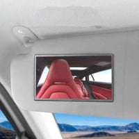 مرايا سيارة داخلية صغيرة سهلة التثبيت على حاجب الش...