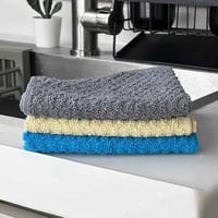 فوط مطبخ ملونة 3 قطع مقاس وسط 30 سم لتنظيف الأثاث...