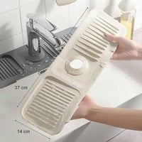 قاعدة سيليكون للمغسلة لتنظيم الصابون والاسفنج والح...