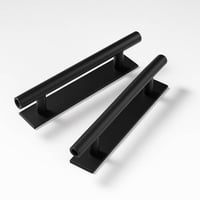 مسكات دواليب وادراج لاصقة أسود أنيقة وعملية سهلة ا...