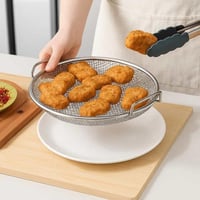 مصفاة زيت القلي ستيل مقاوم للصدأ لتصفية وتجفيف الم...