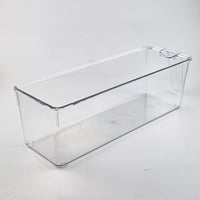 منظم اكريليك بمقبض مستطيل