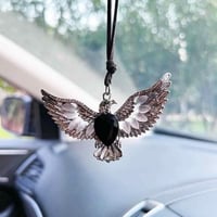 اكسسوارات سيارات داخلية تعليقة معدنية شكل نسر برون...