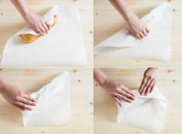 ورق ساندويتشات 34 سم×24 سم للتغليف وتجفيف المأكولا...