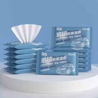 مناديل تنظيف السيارة 3 عبوات للعناية بالطبلون والم...