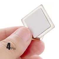 خطافات تعليق لاصقة جدارية ستيل 4 قطع لتعليق الأغرا...