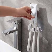 حامل فرش الاسنان والمعجون بلاستيك جدارية لاصقة لتن...