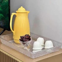 صواني اكريليك شفاف 1 قطعه بتصميم مبتكر وأنيق لتقدي...