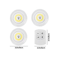 اضاءة بالبطارية ليد 3 حبات لاصقة مع ريموت مفيدة في...