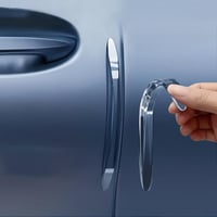 شريط حماية حواف باب السيارة سيليكون لاصق 4 قطع وحم...