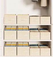 منظمات دولاب الملابس 1 قطعه قابل للطي، منظم ملابس...